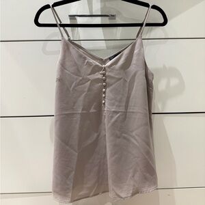Dynamite Taupe Button-Front Cami size XS